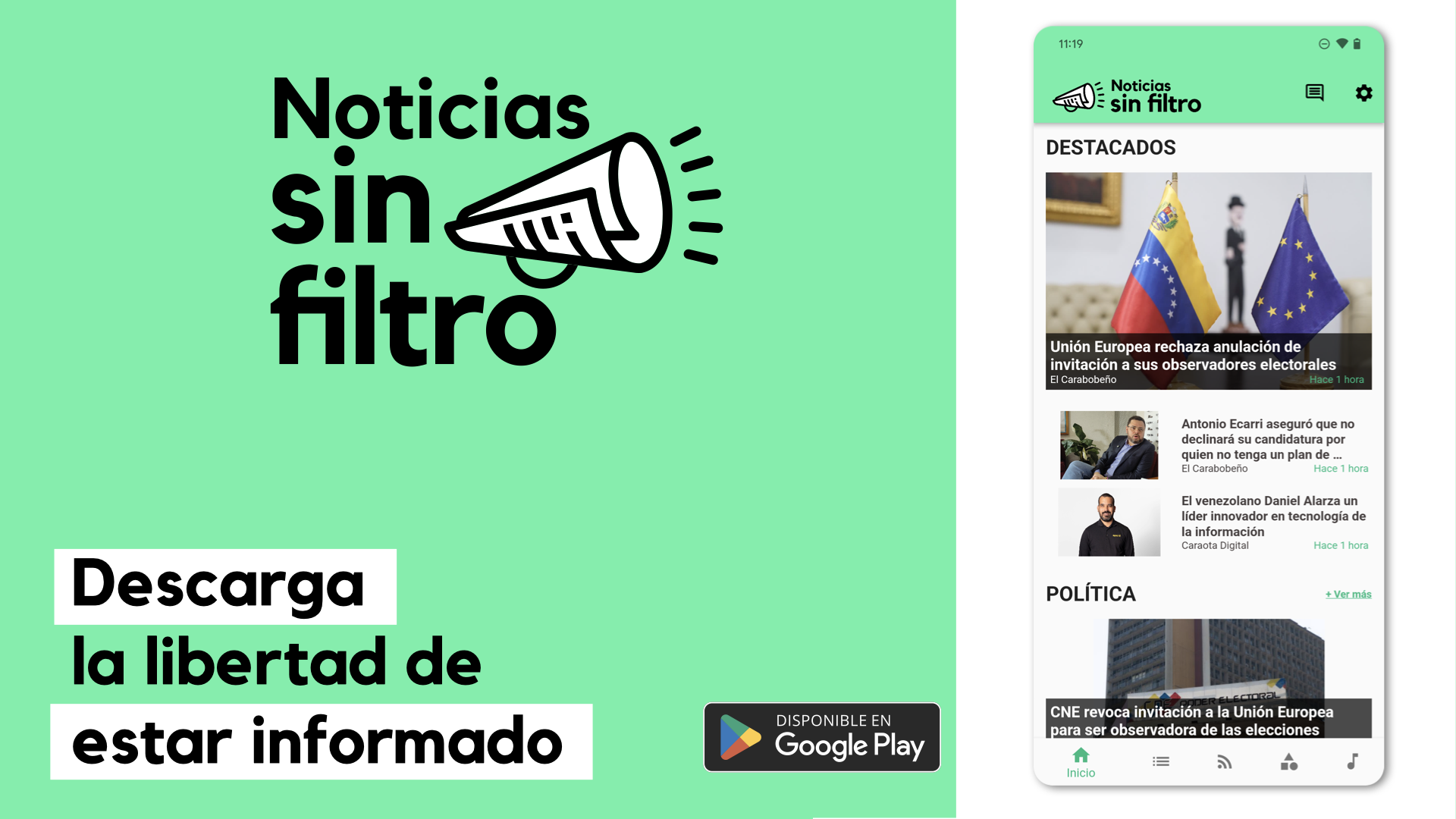 Noticias sin Filtro project image